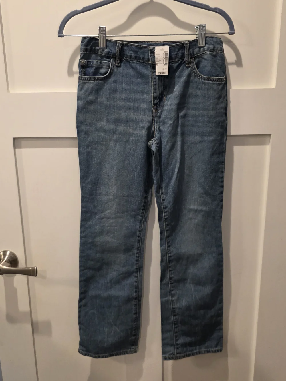 The Children's Place Light Blue Bootcut Jeans - Kids 12 Adjustable Waist